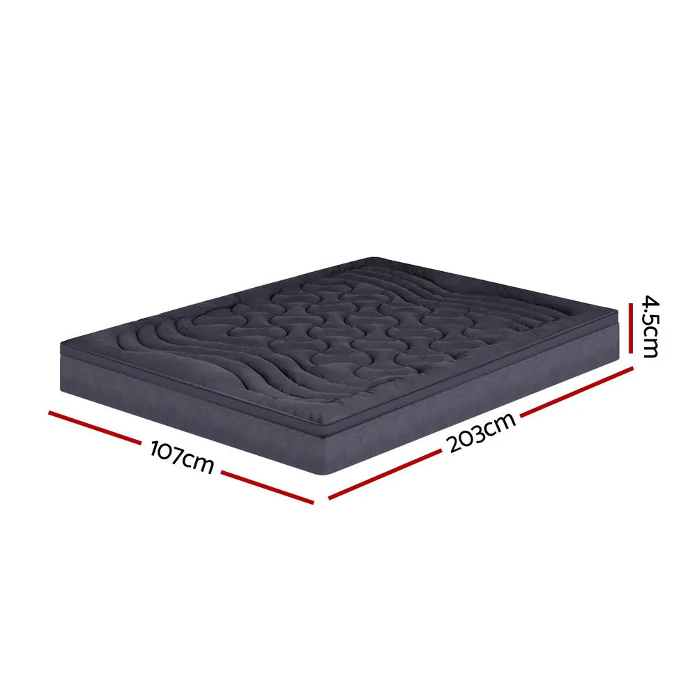 3-Zone Microfibre Mattress Topper, King Single - Giselle Bedding