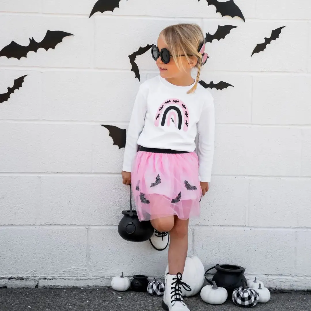 4-6Y Bat Tutu - Dress Up Tutu - Kids Halloween Skirt