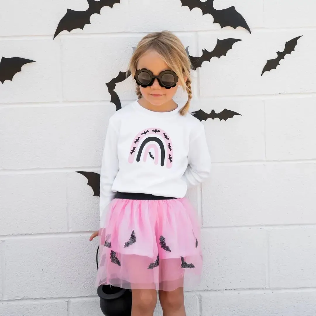 4-6Y Bat Tutu - Dress Up Tutu - Kids Halloween Skirt