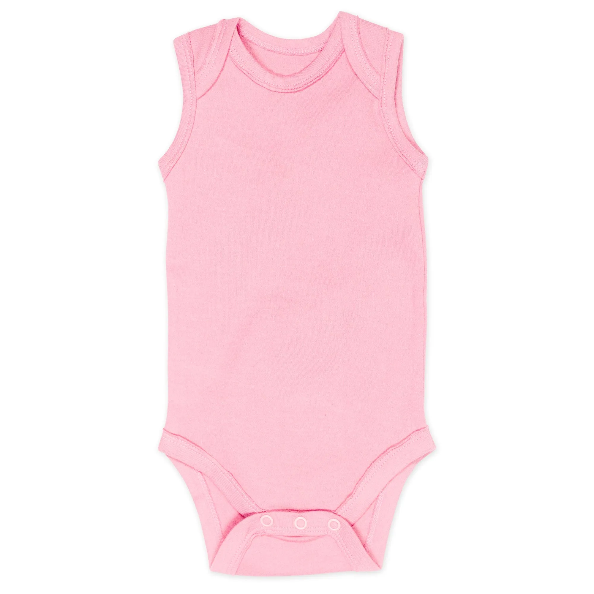 5-Pack Organic Cotton Sleeveless Bodysuits