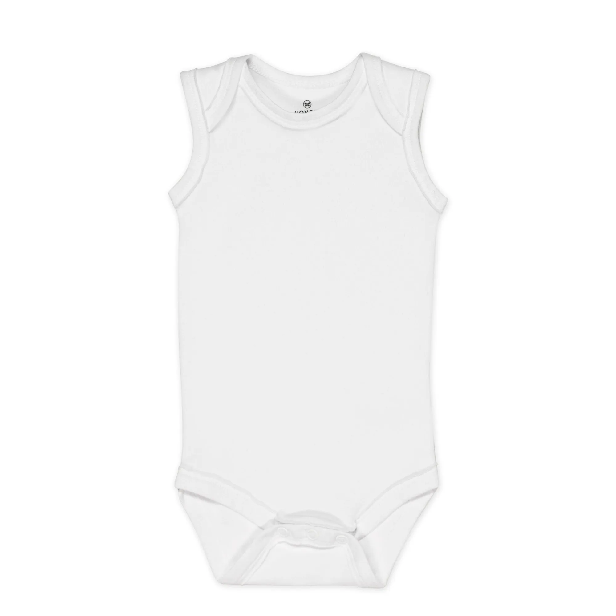 5-Pack Organic Cotton Sleeveless Bodysuits