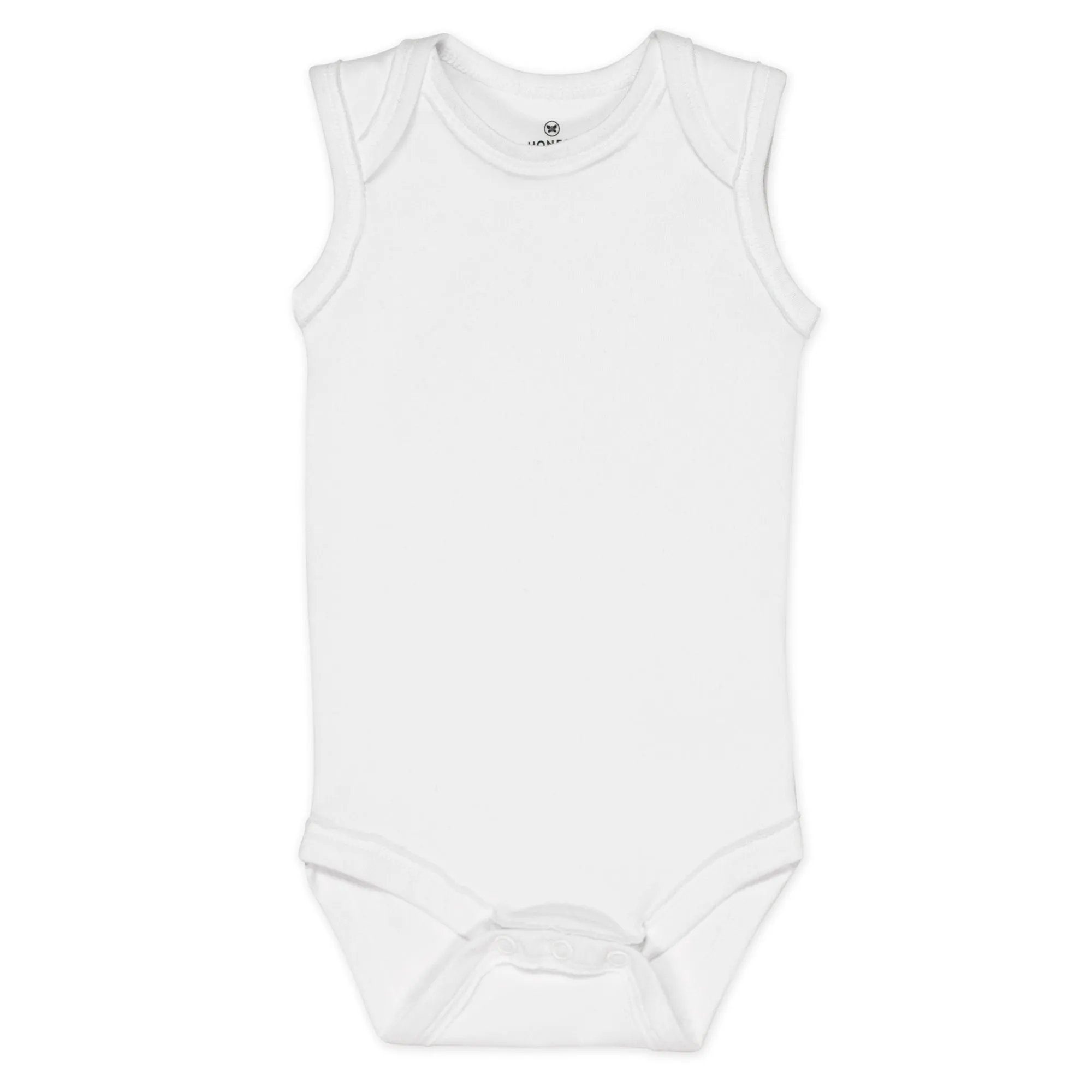 5-Pack Organic Cotton Sleeveless Bodysuits