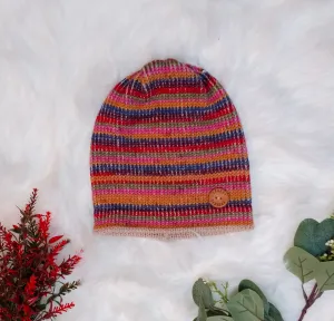 Adults Autumn Rainbow Beanie Hat