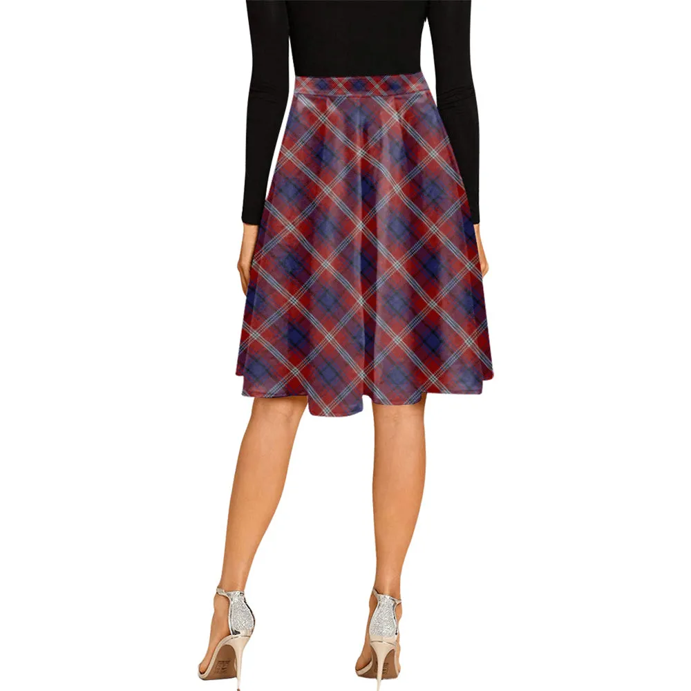 Ainslie Tartan Melete Pleated Midi Skirt