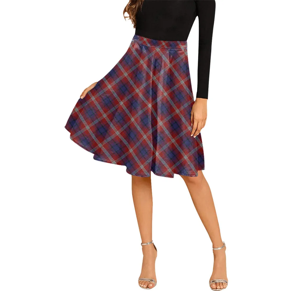 Ainslie Tartan Melete Pleated Midi Skirt