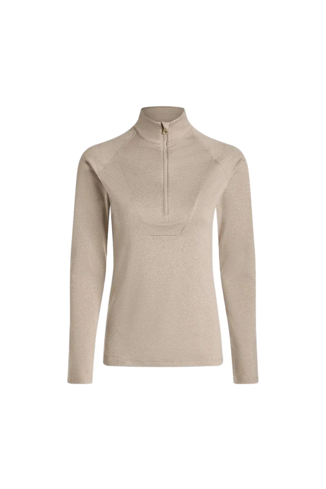 Always Warm Base Layer Half Zip, Taupe Marl