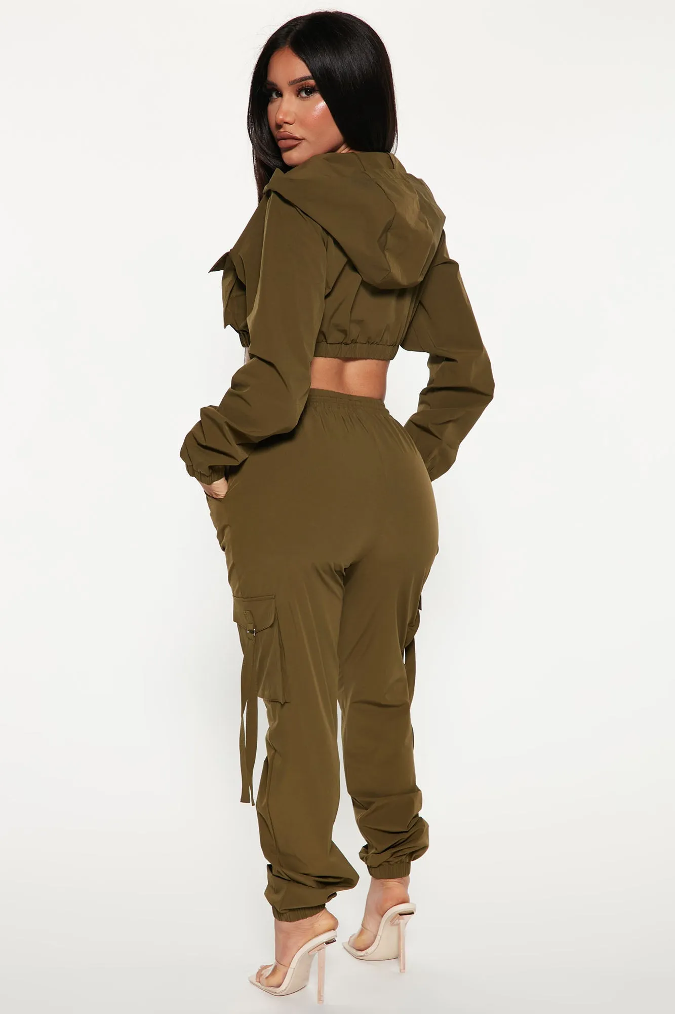 Anbel Pant Set - Olive 1