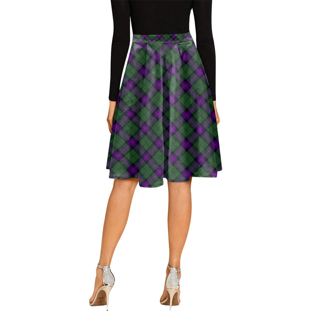 Armstrong Modern Tartan Melete Pleated Midi Skirt