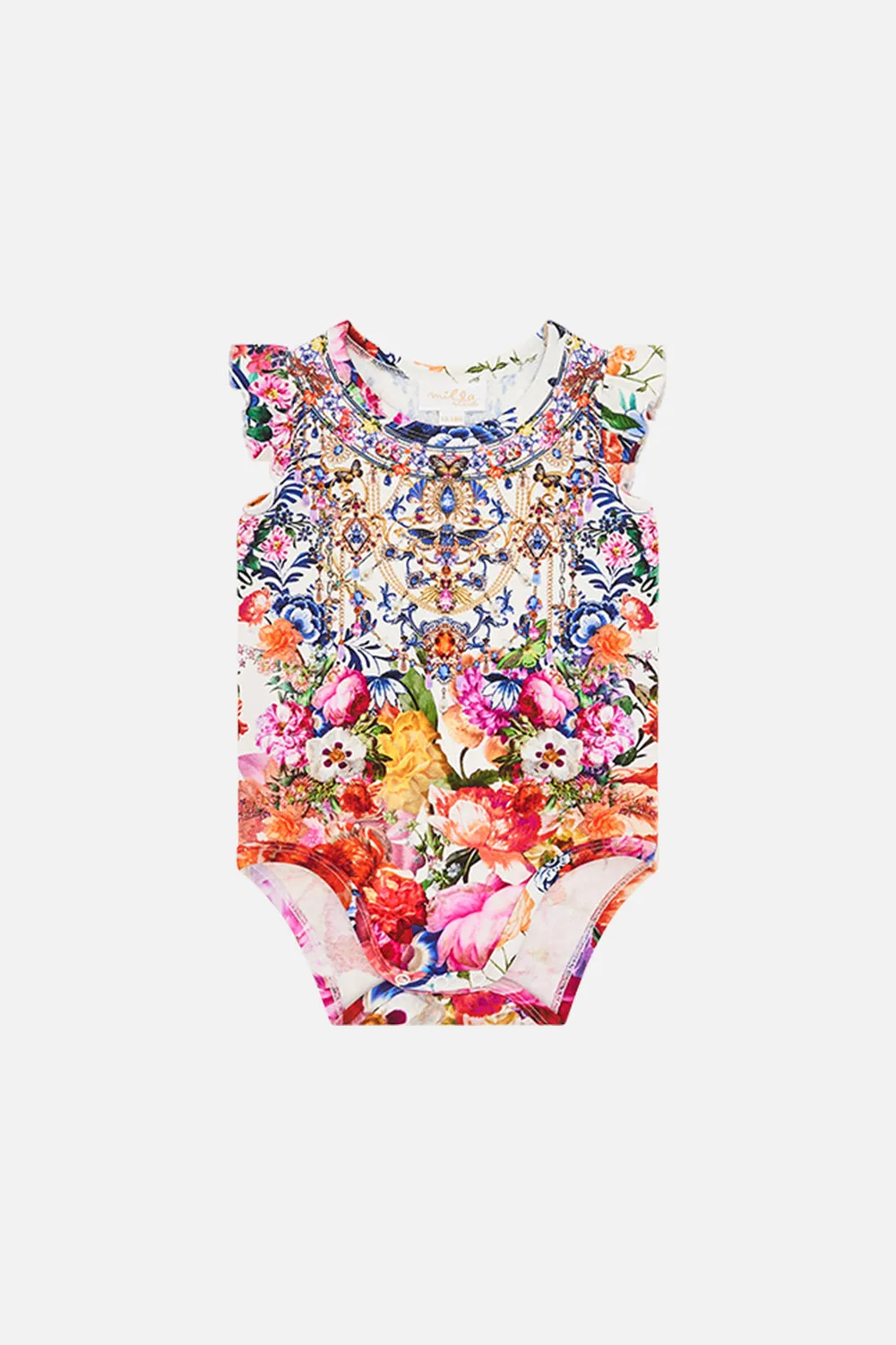 BABIES FRILL BODYSUIT DUTCH IS LIFE