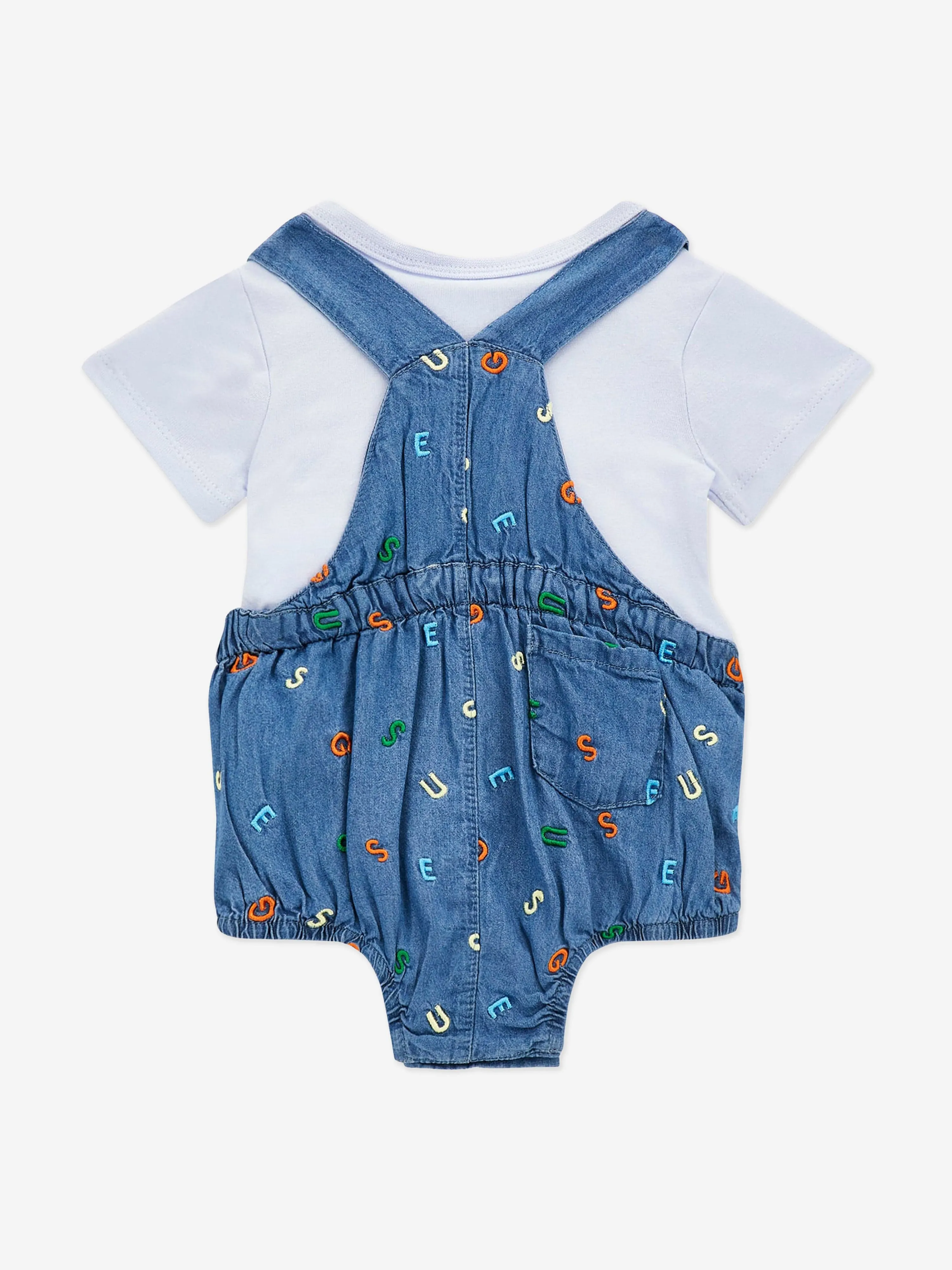 Baby Boys Body And Romper Set in Blue