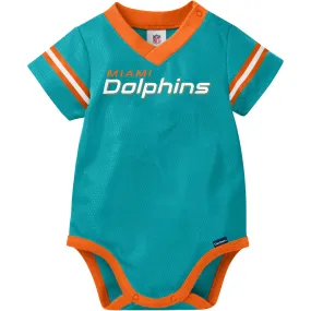 Baby Boys Dolphins Short Sleeve Jersey Bodysuit