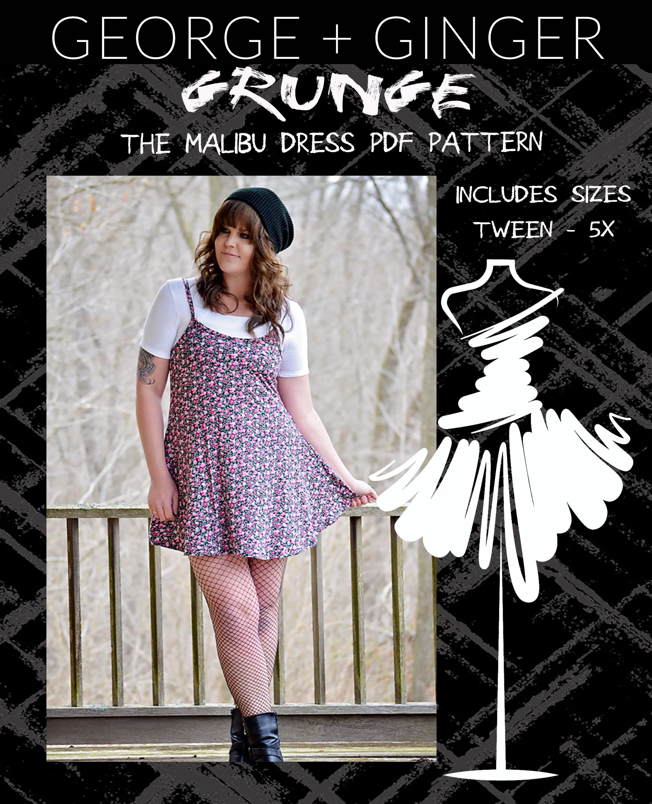 Basic Grunge Mini Set PDF Sewing Pattern