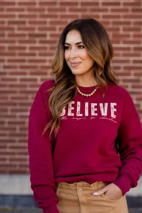 Believe In The Magic Of Christmas Graphic Crewneck