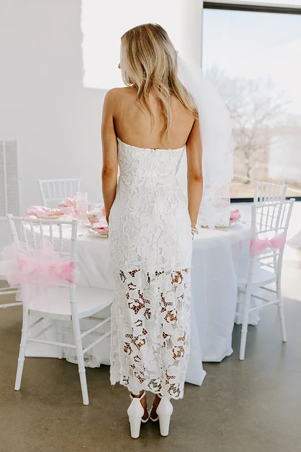 Better Than Classic Crochet Midi in White