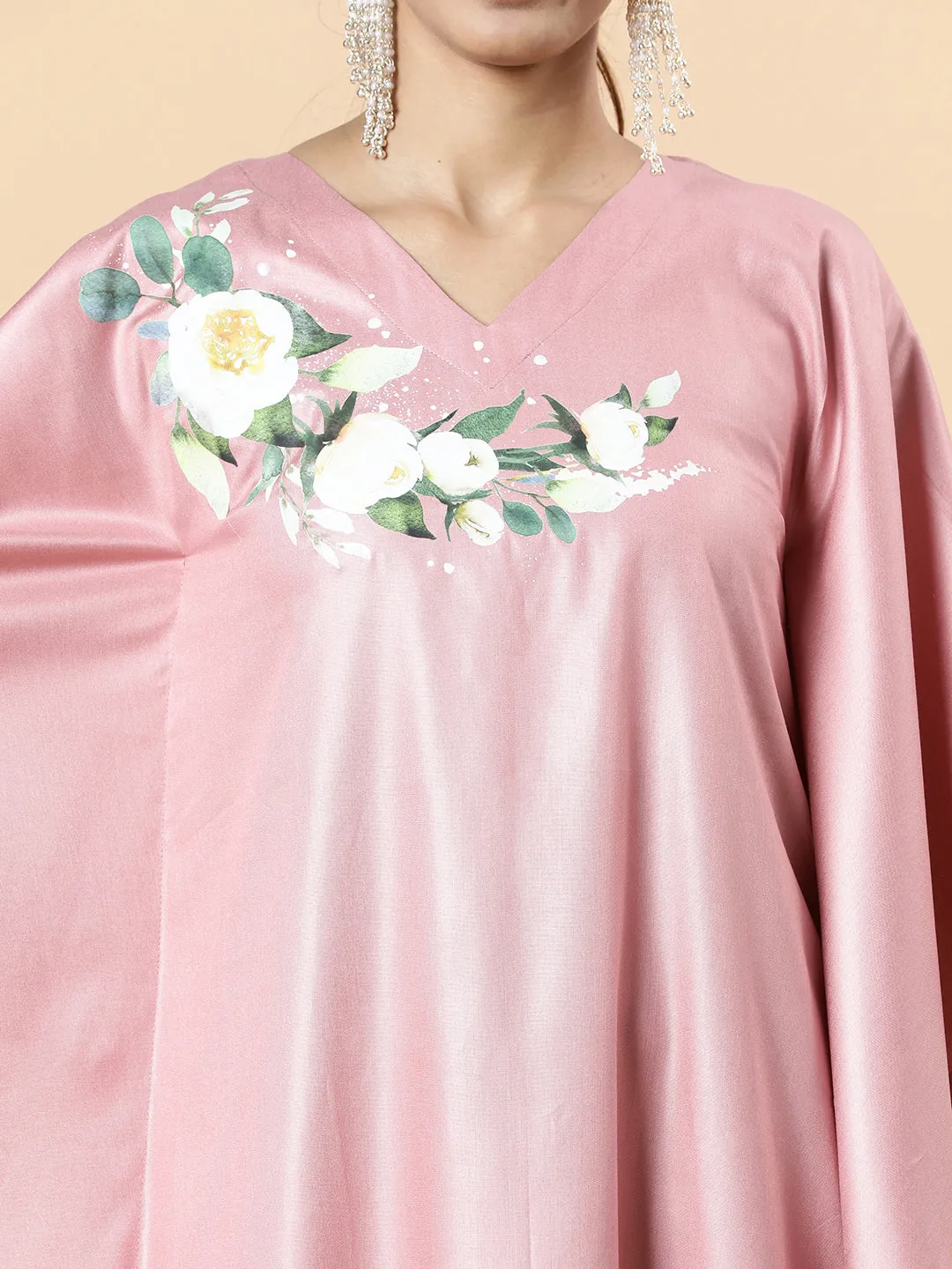 Blush Rayon LongKurta - PureGulabi