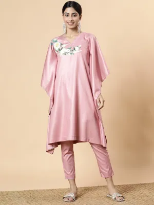 Blush Rayon LongKurta - PureGulabi