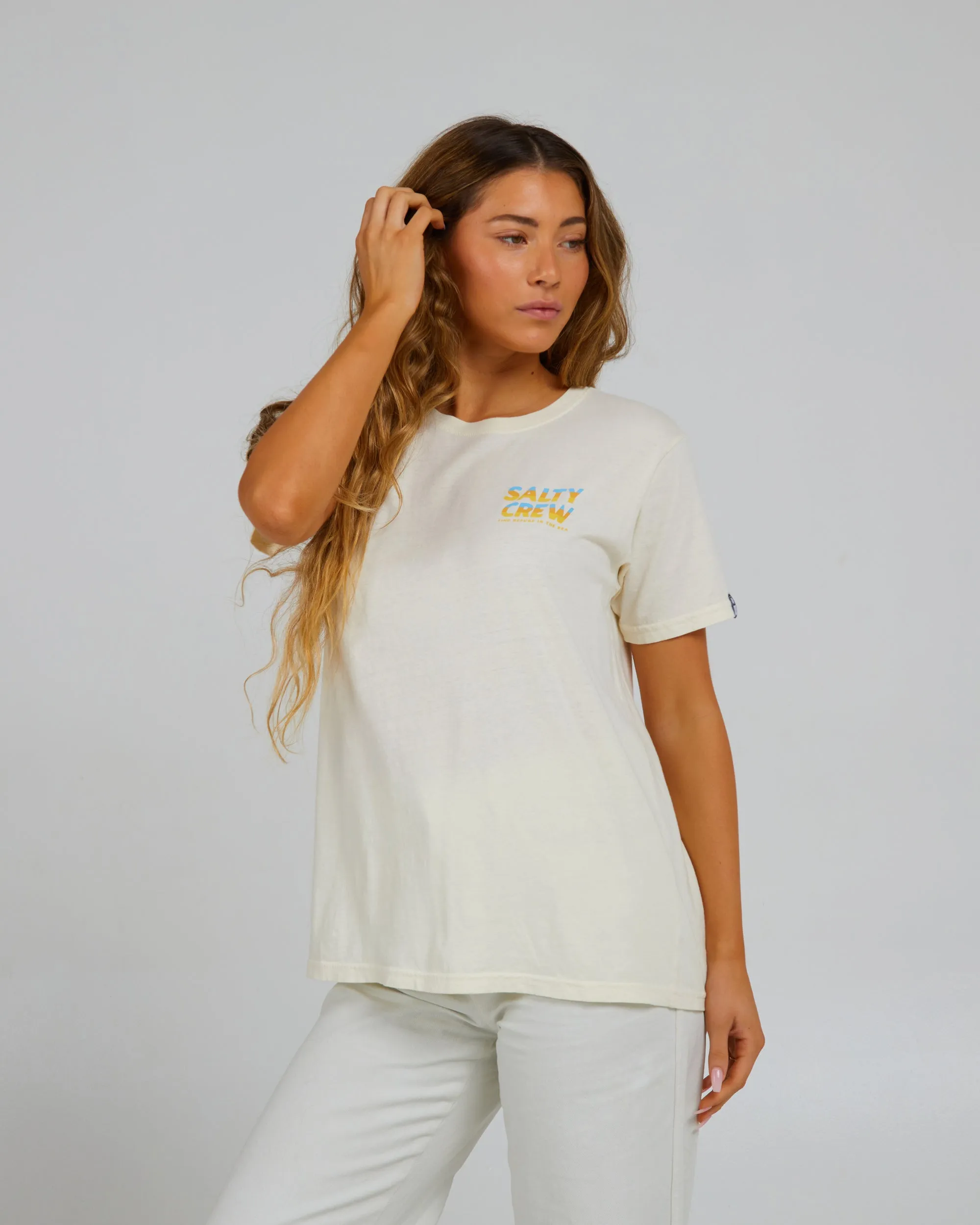 Boardwalk Boyfriend Tee - Off White