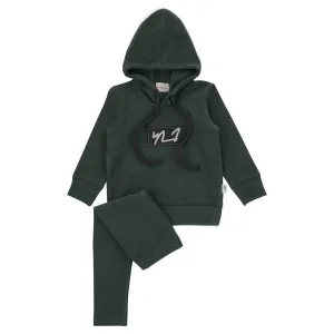 Bondoux Script Print Hoodie (2 piece set) Boys