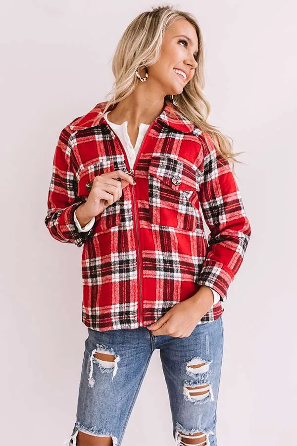 Camped Out Plaid Jacket