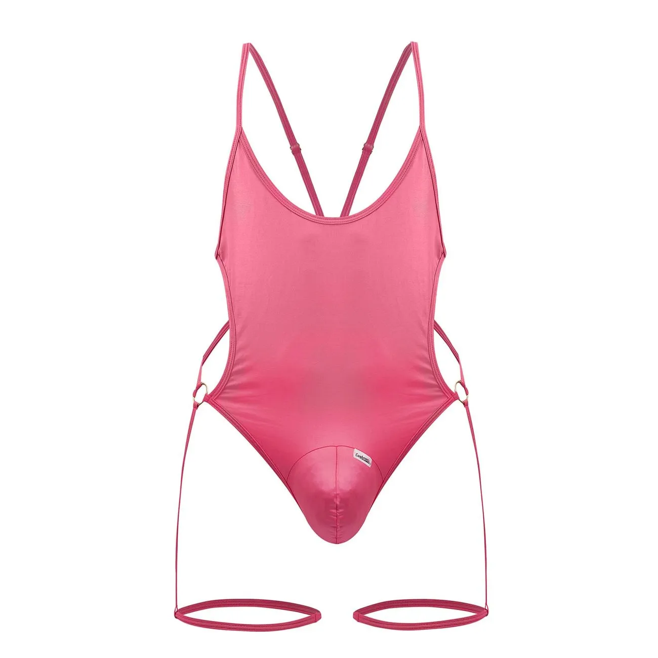 CandyMan 99697 Garter Bodysuit Color Pink