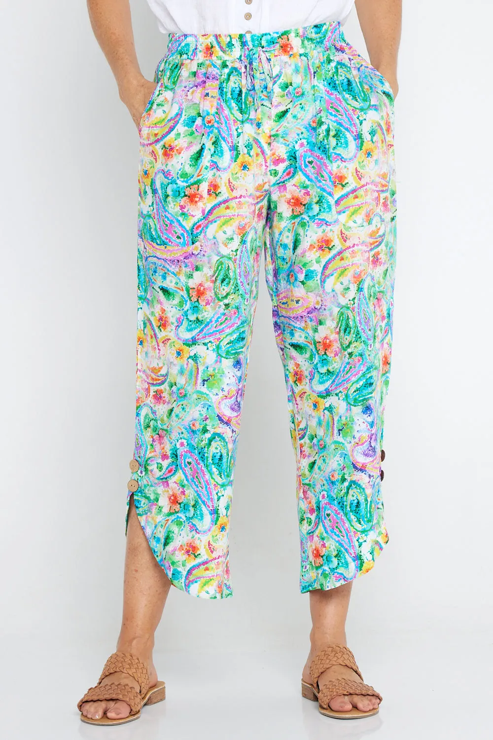 Cartia Pants - Tropical Paisley