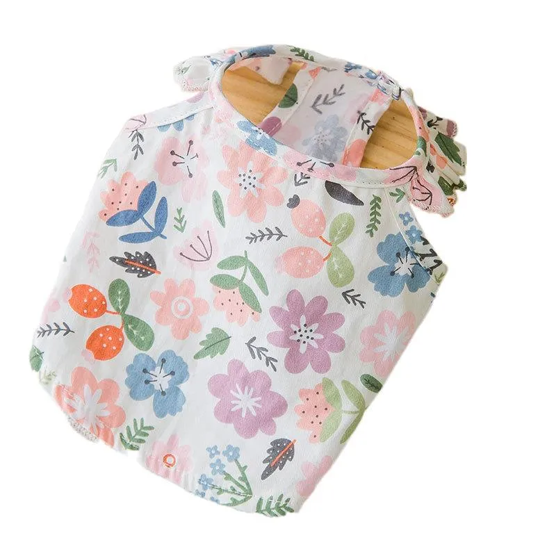 Cat Clothes Summer Floral Breathable Cat Suspender Skirt Clothing Pet Vest