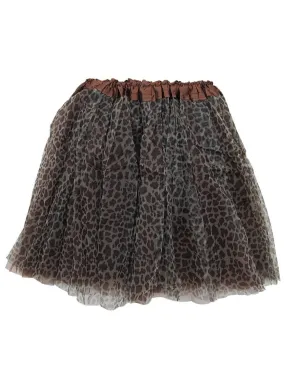 Cheetah Tutu Skirt for Adult - Women's Leopard Print 3- Layer Basic Ballet Tutu