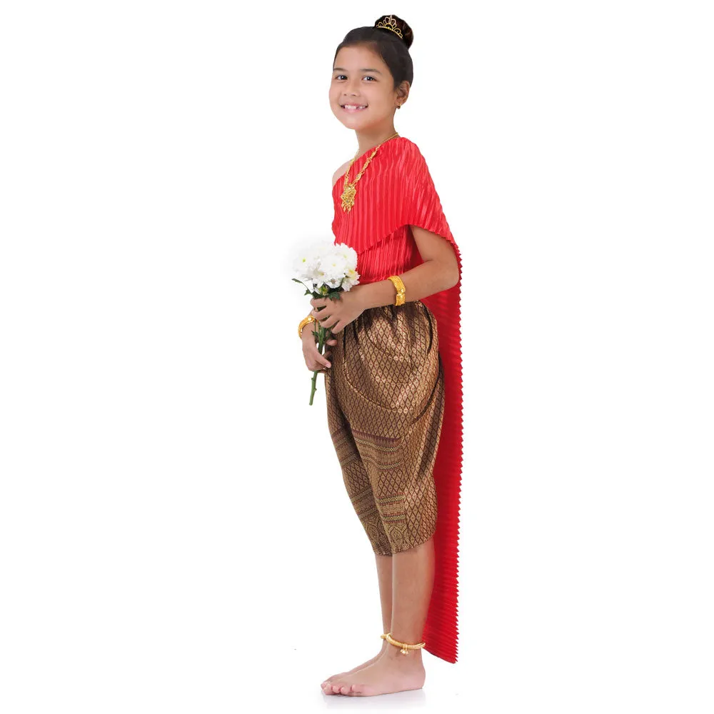 Chut Thai Girls Cultural Outfit Heritage Dreams