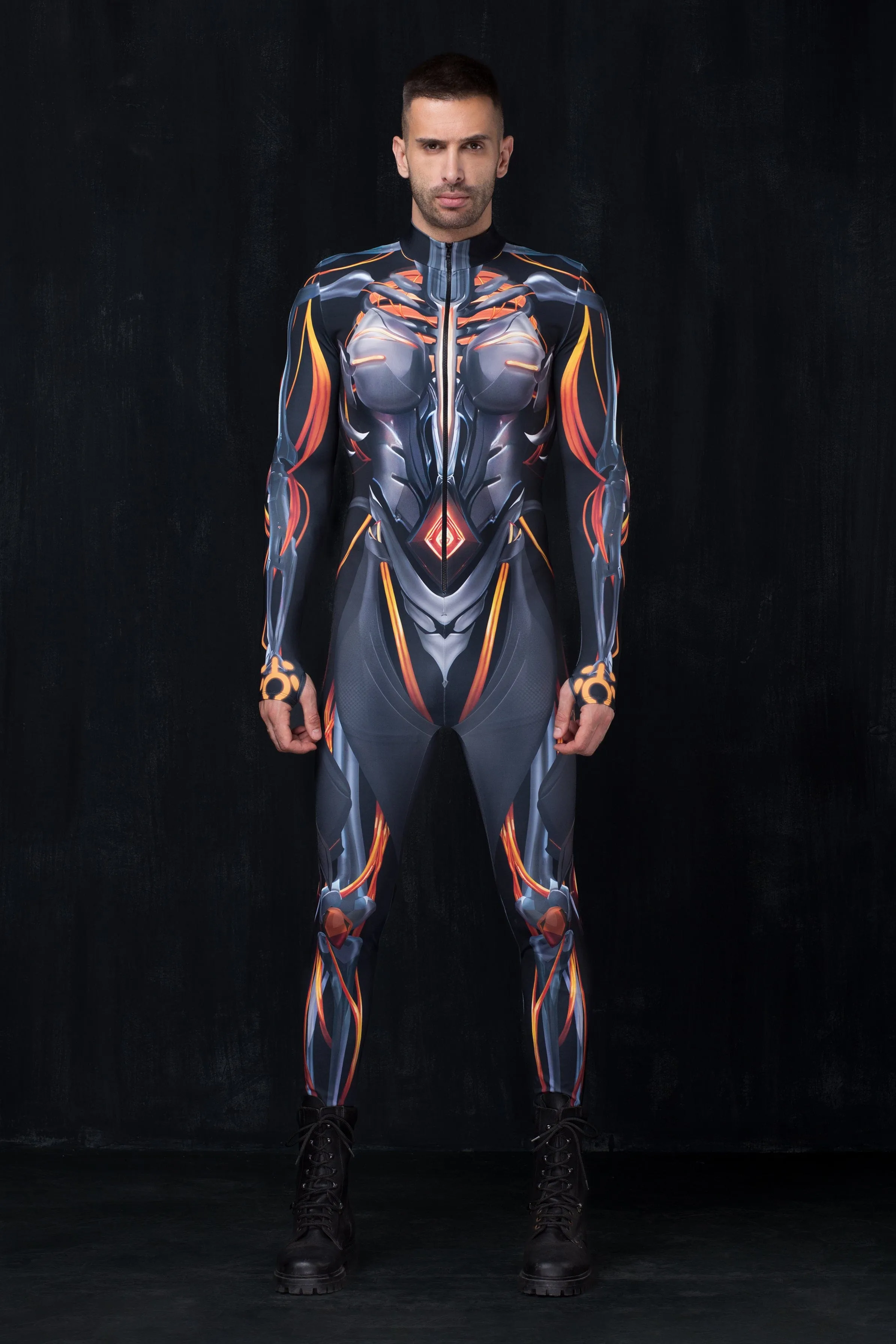 Circuit Current Male Costume