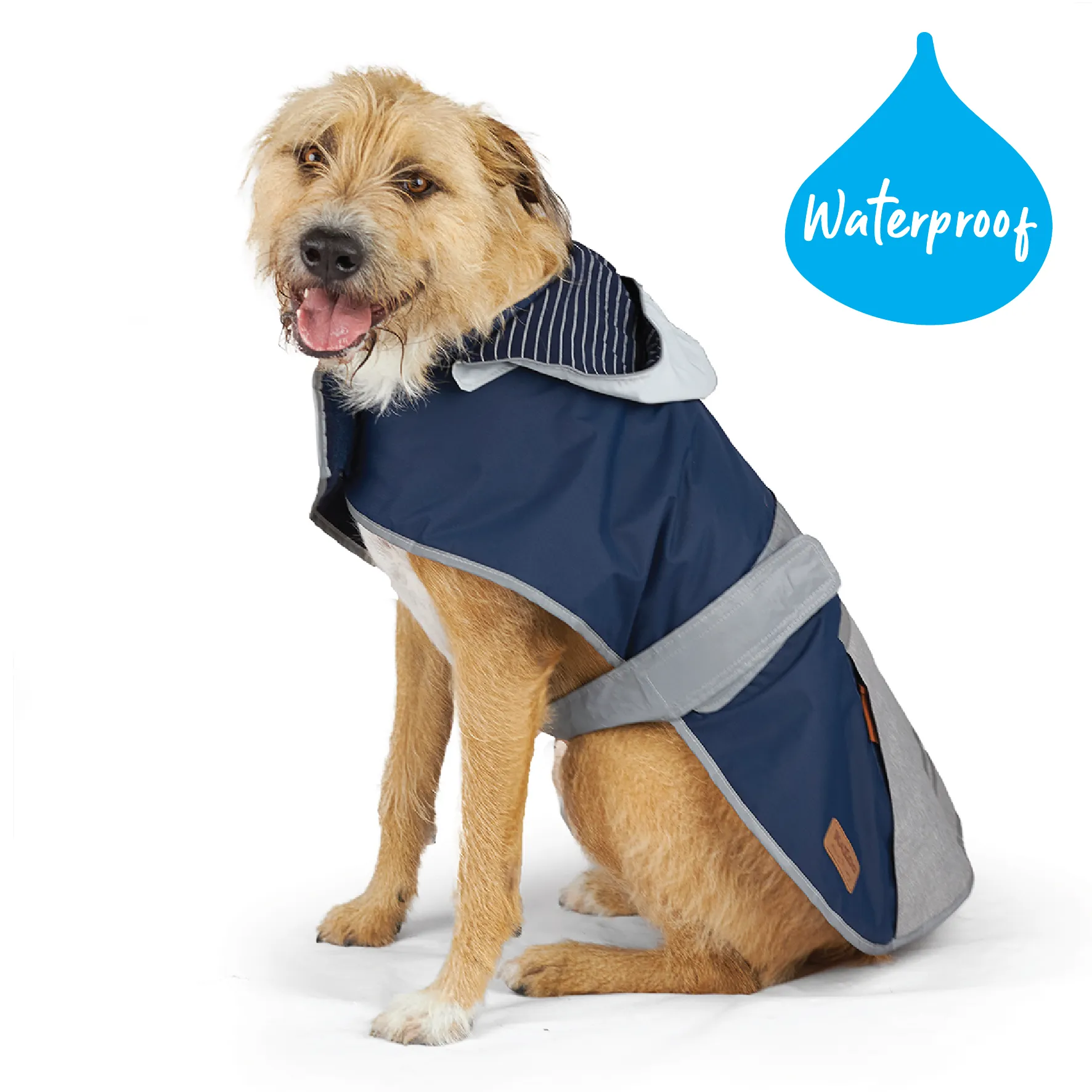 Cosy Dog Rain Coat - Lagoon