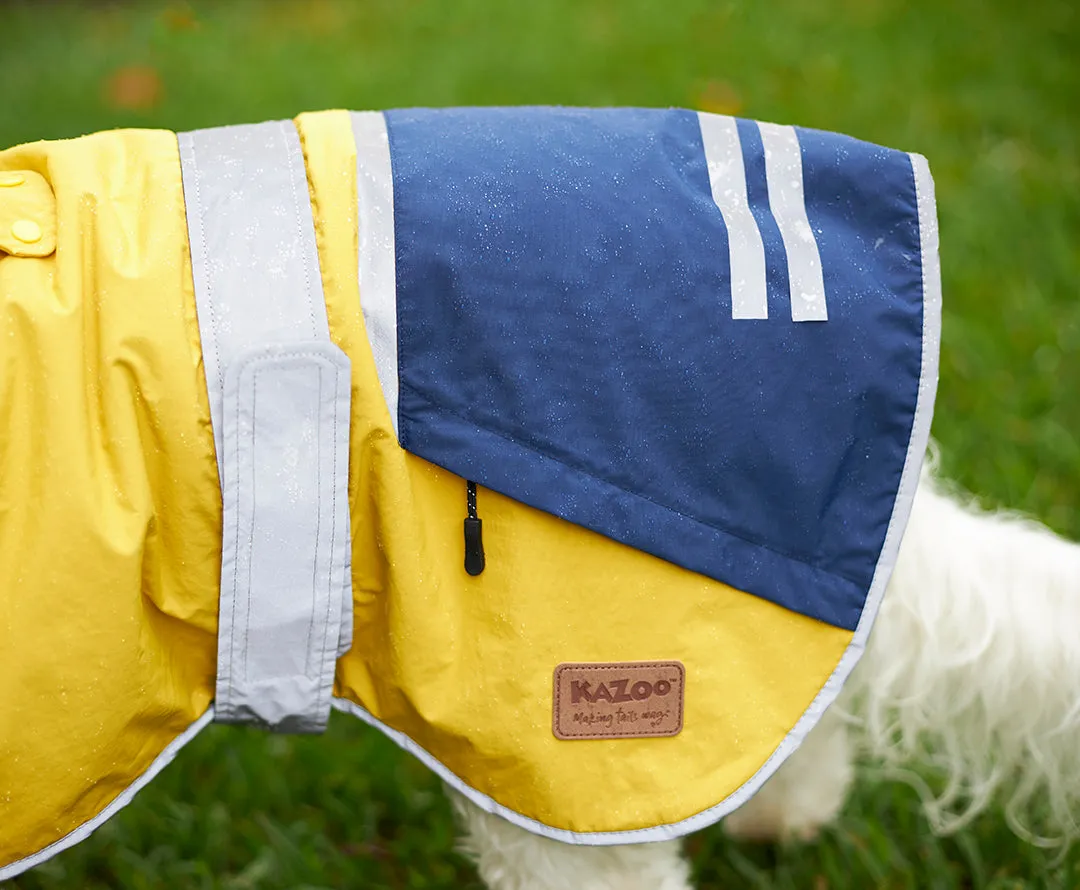 Cosy Dog Rain Coat - Mustard