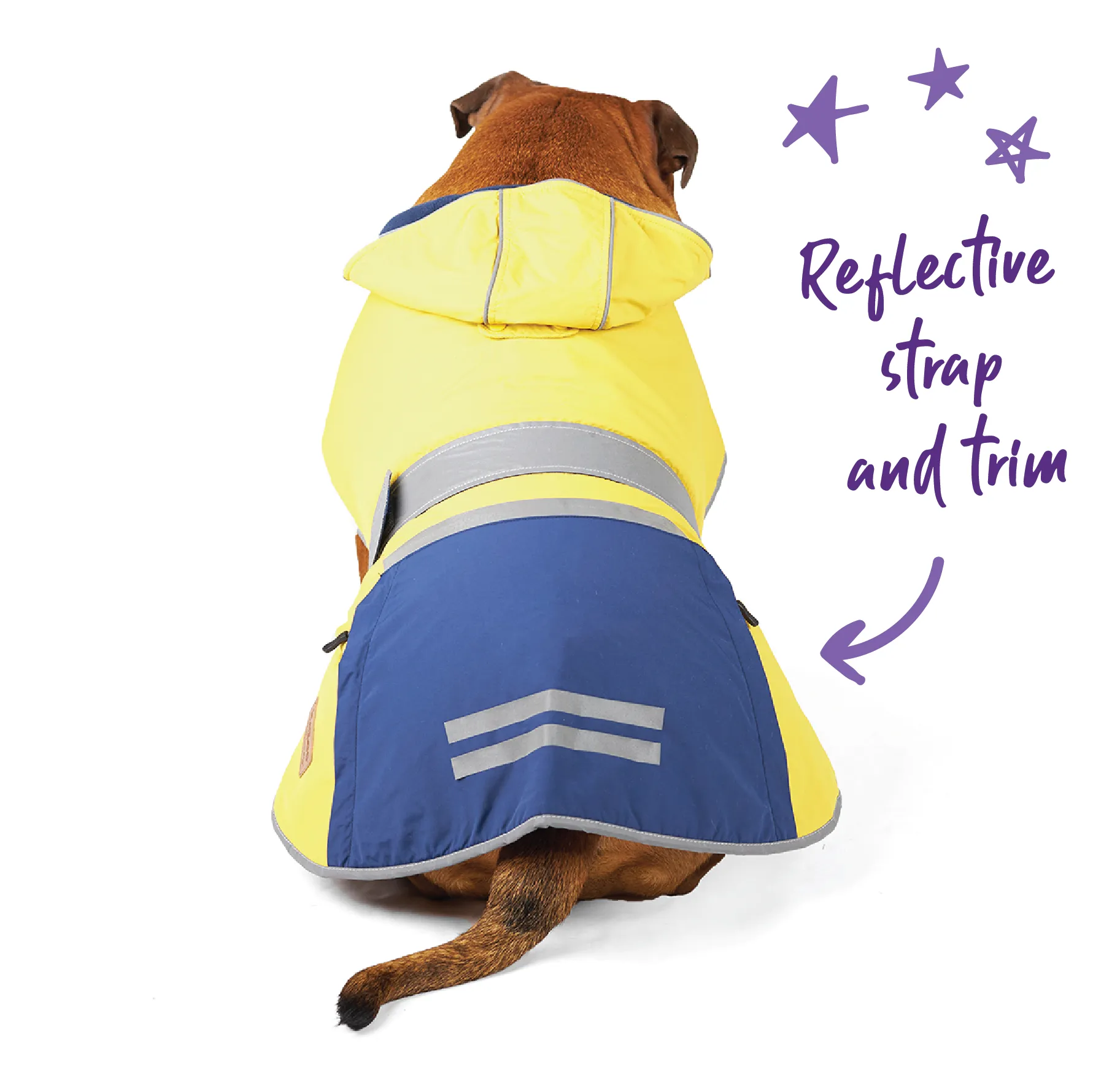 Cosy Dog Rain Coat - Mustard