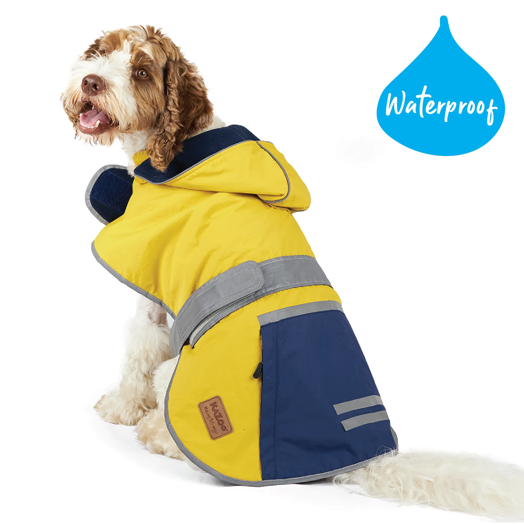 Cosy Dog Rain Coat - Mustard