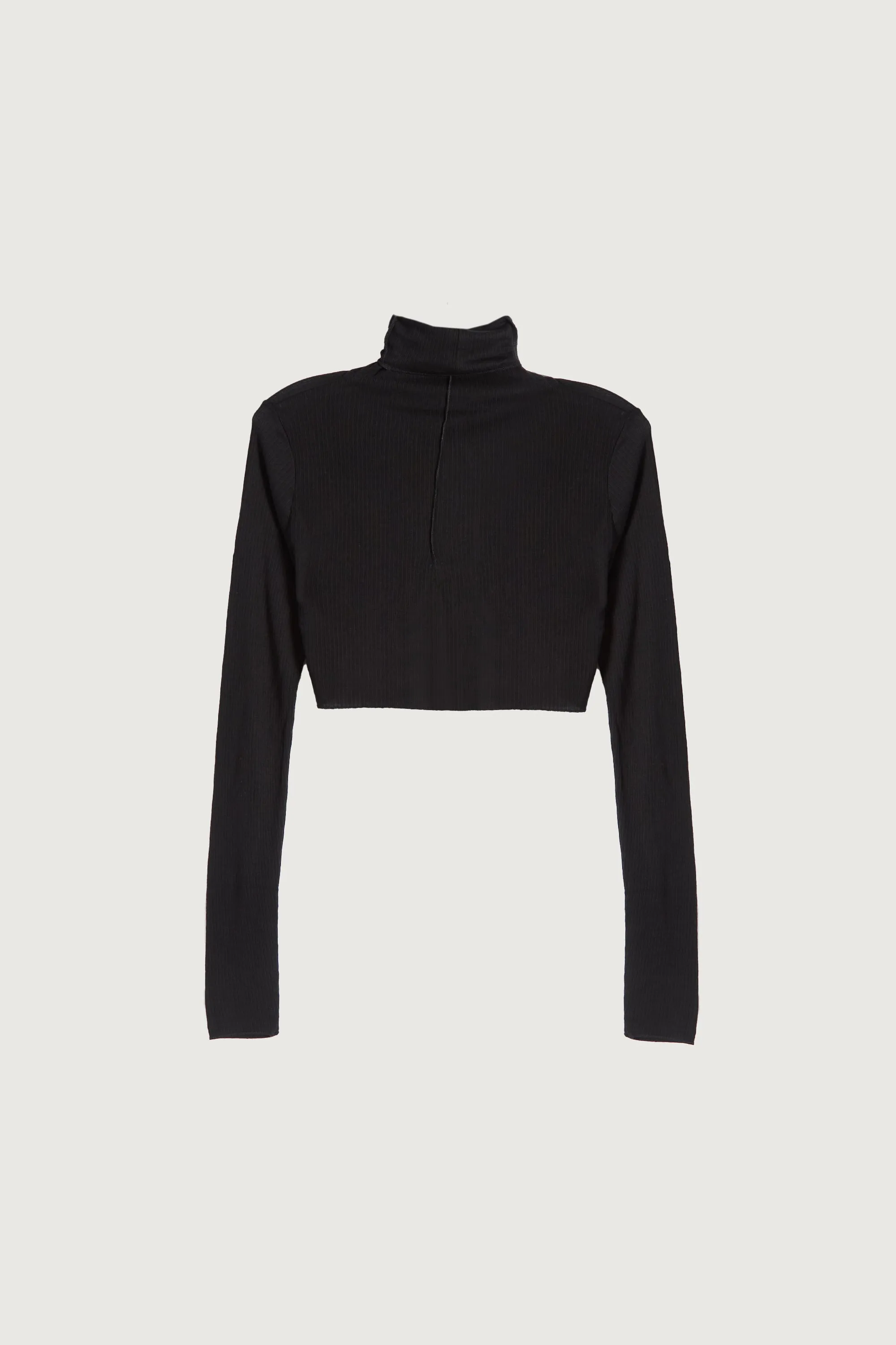 CROPPED TURTLENECK TOP