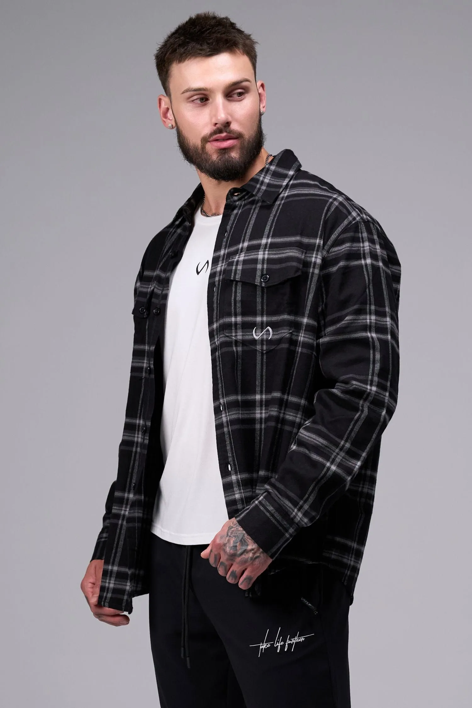 Cryptic Soft Flannel Shacket