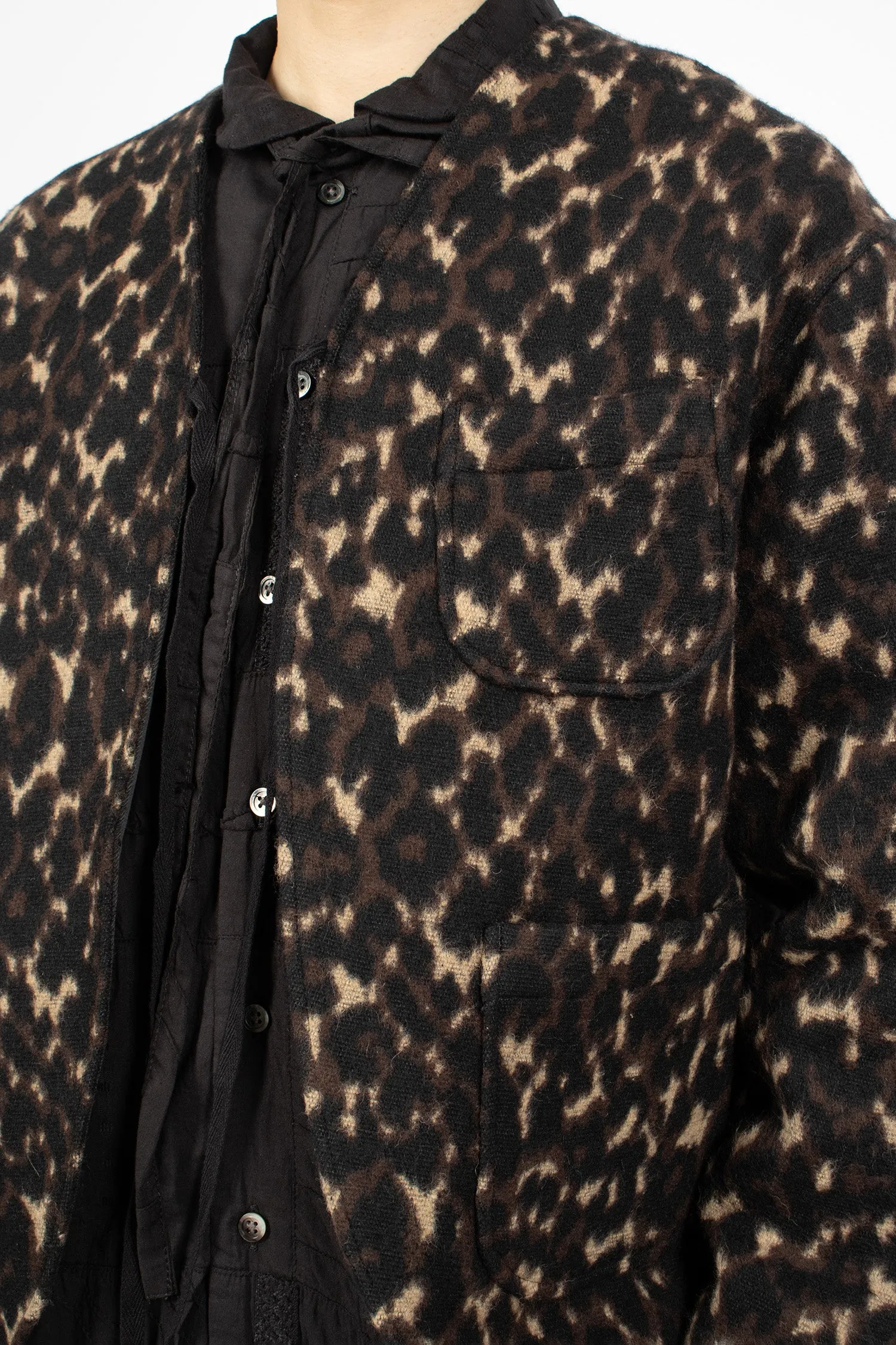 Cutaway Jacket Dark Brown/Leopard