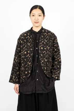 Cutaway Jacket Dark Brown/Leopard