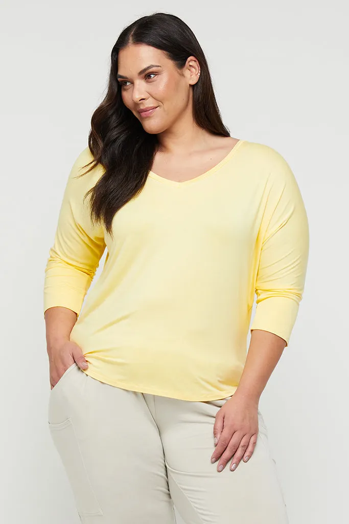 Dolman Sleeve Top - Limoncello