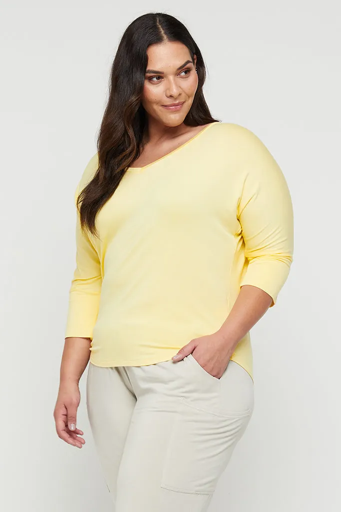 Dolman Sleeve Top - Limoncello