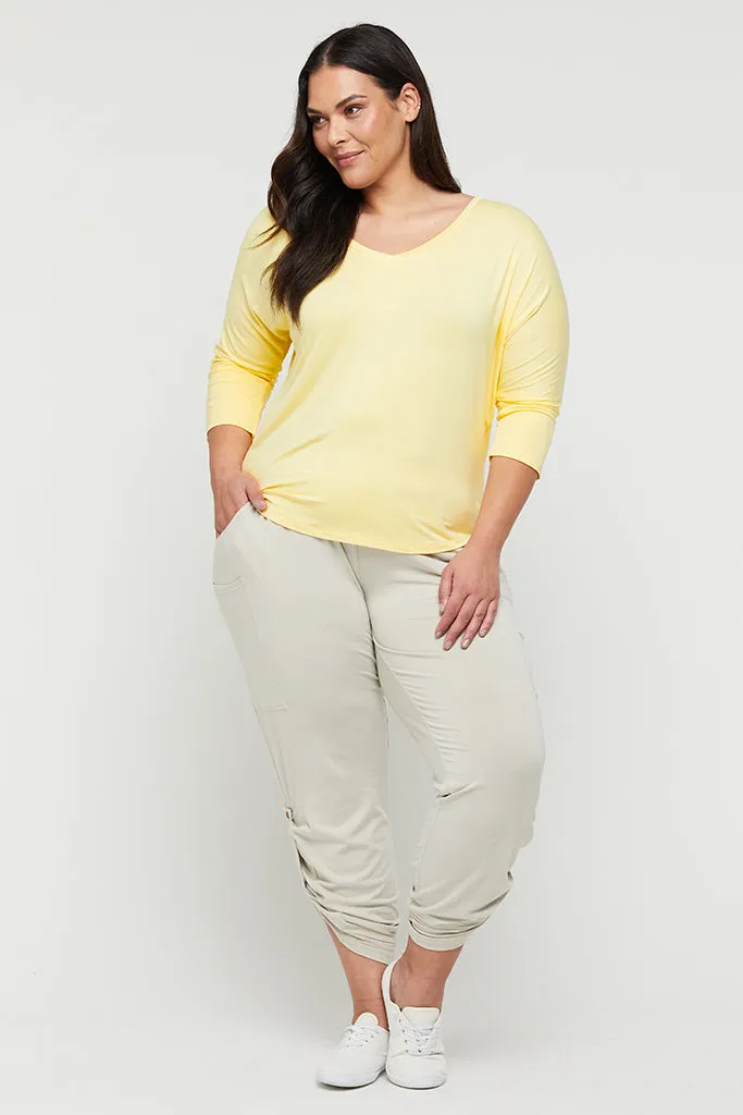 Dolman Sleeve Top - Limoncello