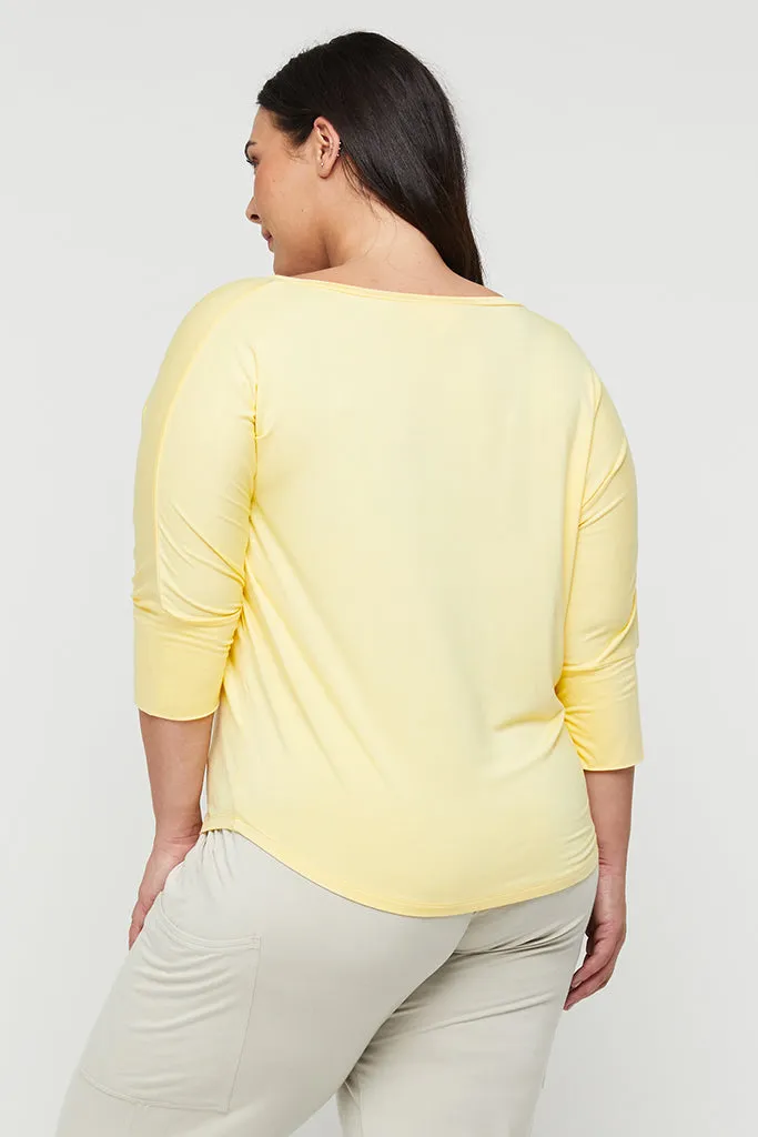 Dolman Sleeve Top - Limoncello