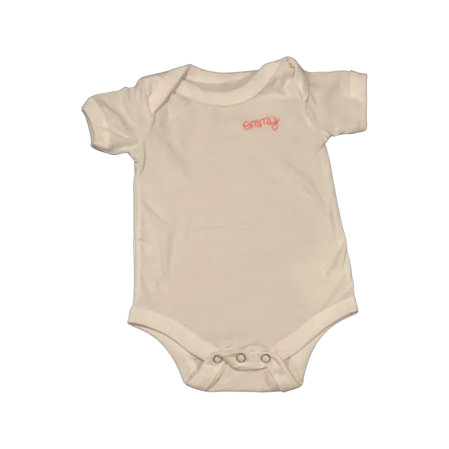 DTD Custom Embroidered Onesie Bodysuit