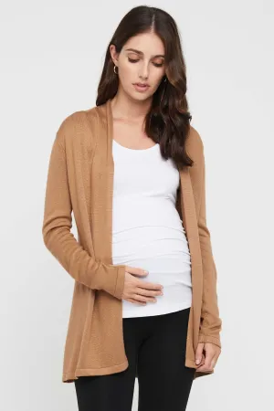 Duster Maternity Jacket - Camel