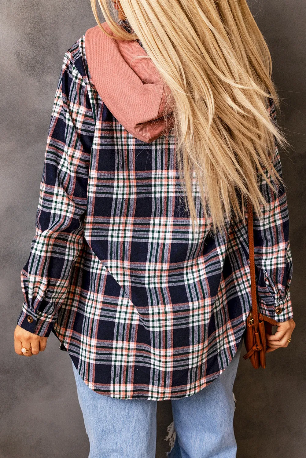 ellis hooded drawstring shacket