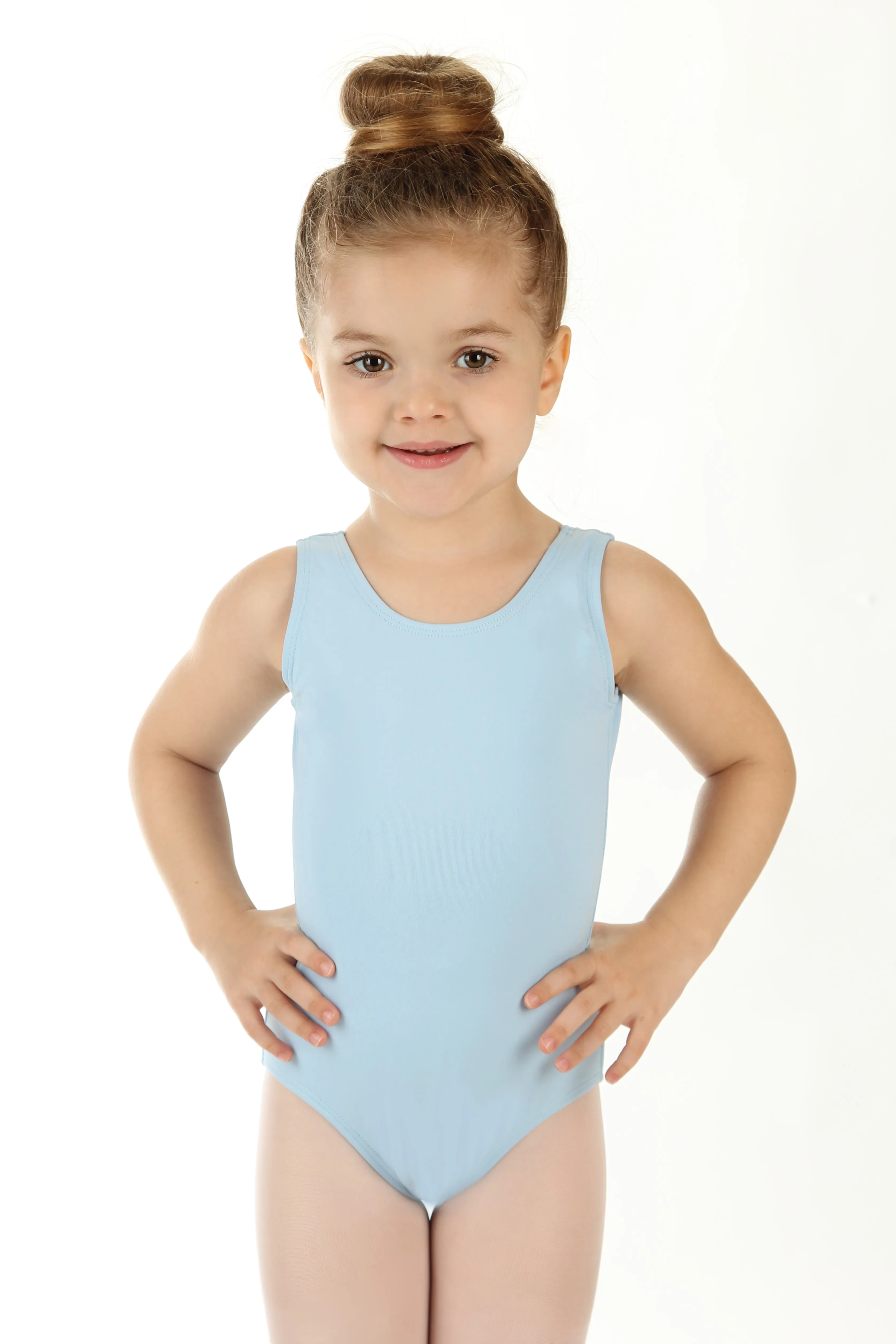 Elowel Kids Girls' Tank Leotard (Size 2-14 Years) Multiple Colors