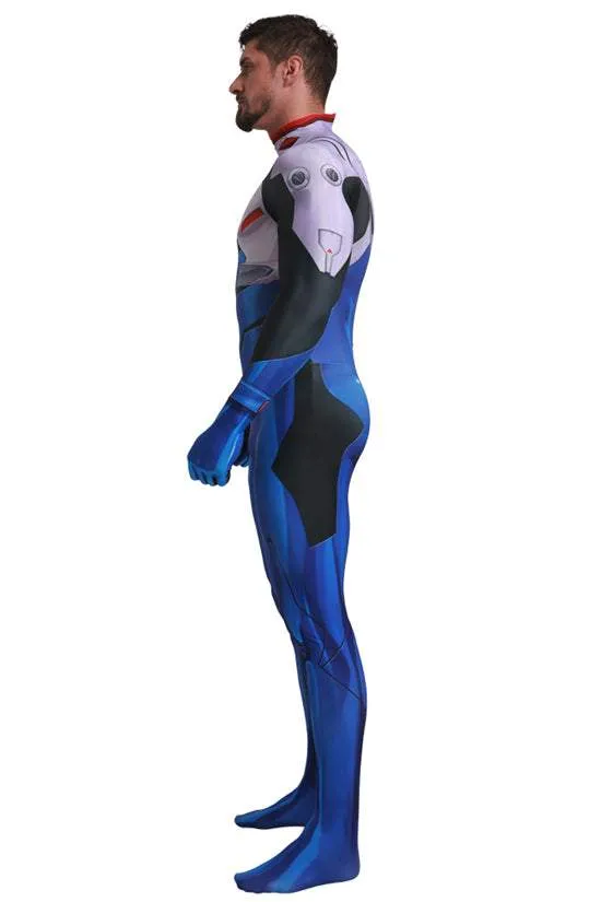 EVA Ikari Shinji Siamese Halloween Cosplay Costume Zentai Jumpsuit