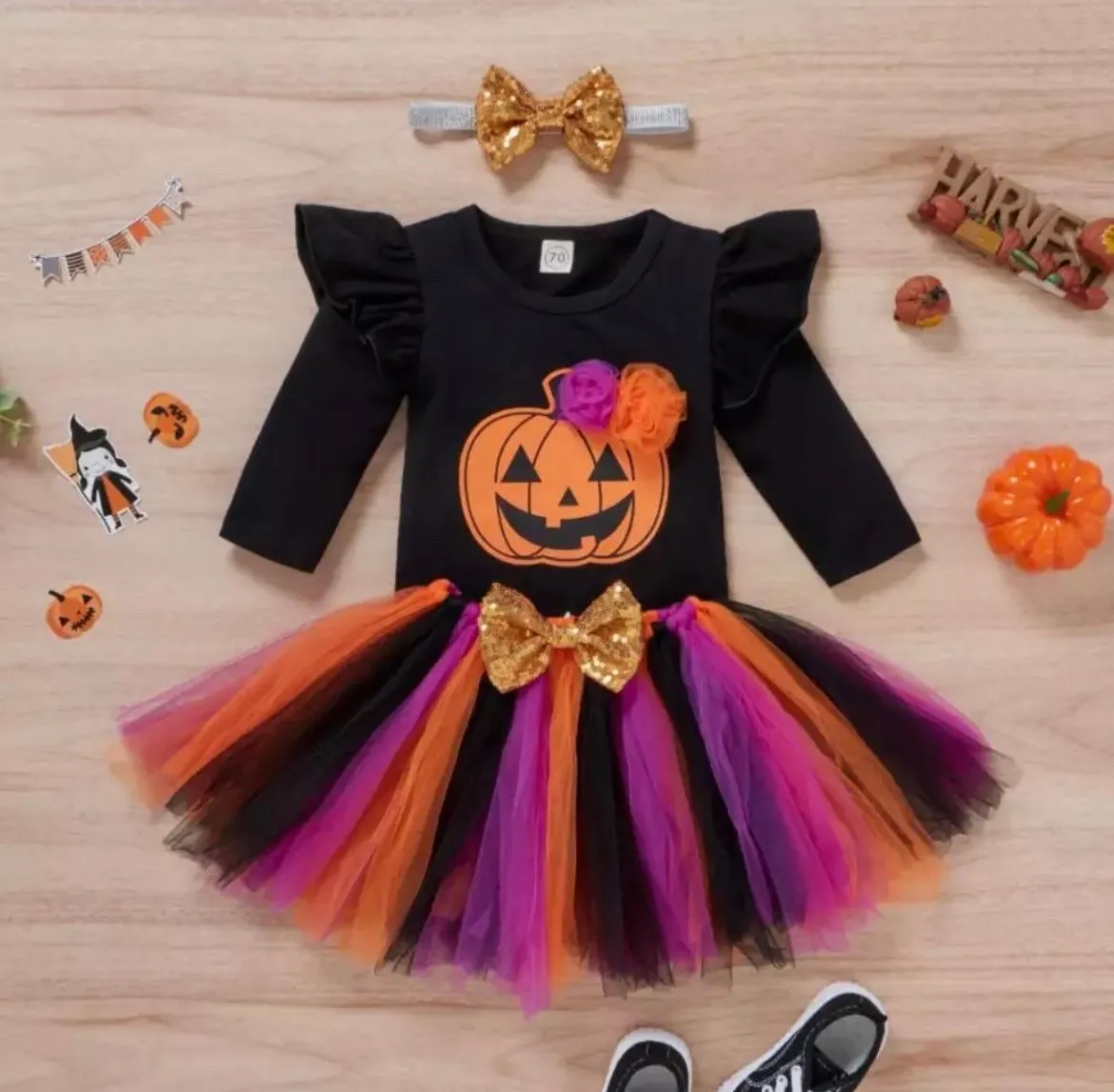 First Halloween Costume , First Halloween outfit, First Halloween Dress, Baby Halloween Outfit , Baby Girl Halloween Costume, Halloween Tutu