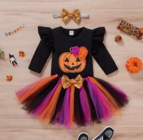 First Halloween Costume , First Halloween outfit, First Halloween Dress, Baby Halloween Outfit , Baby Girl Halloween Costume, Halloween Tutu