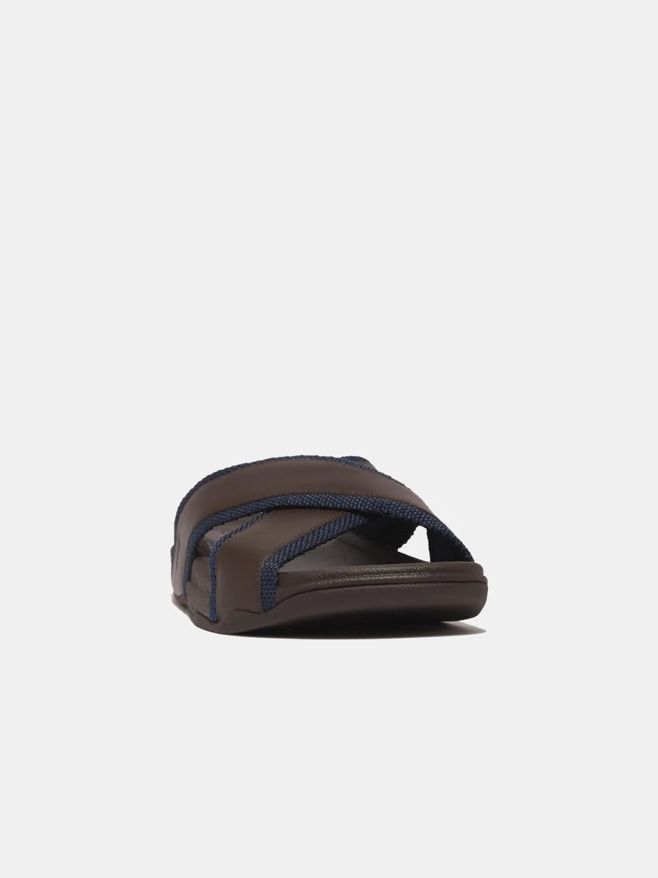 Fitflop Surfer Men's Webbing/Leather Cross Slides