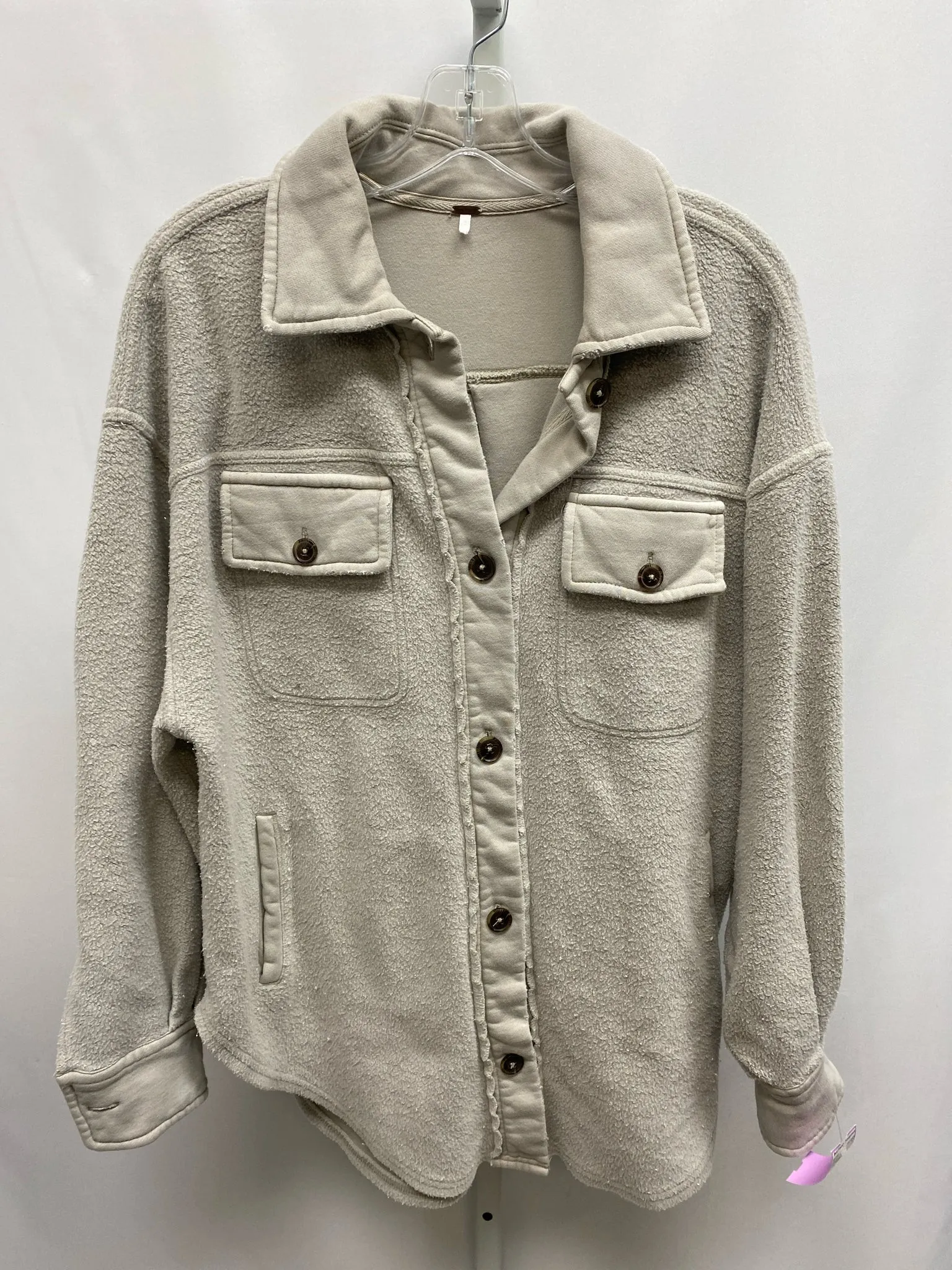 Free People Size XS Taupe Shacket